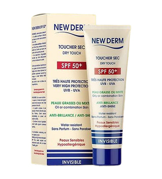 NEW DERM Écran Solaire Invisible Spf 50+ 40ml