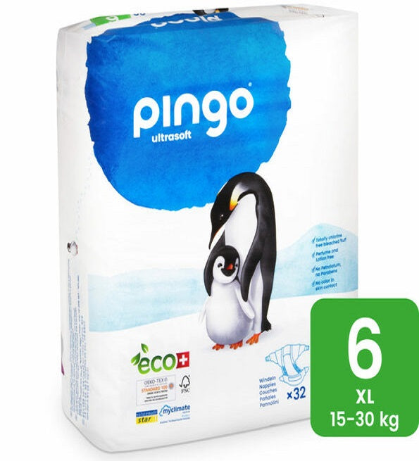 Pingo Xl Taille6 – 15-30KG – 32 Couches