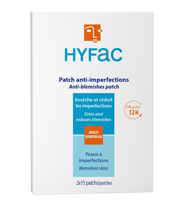Hyfac Patch Spécial Imperfections – 2 Sachets de 15 Patchs