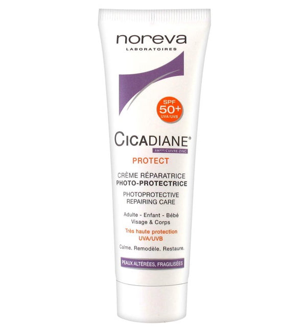 Noreva Cicadiane Protect Crème Réparatrice Photo-Protectrice spf 50+ – 40 ml