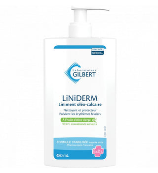 Gilbert Liniderm Liniment Oléo-Calcaire Flacon-Pompe – 480 ml