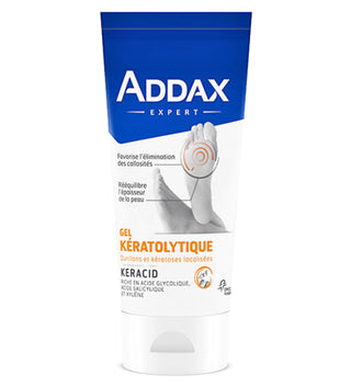 Addax Keracid gel kératolytique pieds – 50 ml