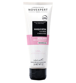 Novexpert Magnésium Masque Détox à la Crème d’Argile Rose – 75 ml