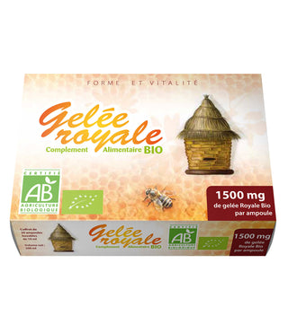 Gph Diffusion غذاء ملكات النحل العضوي - 20 قارورة 1500 mg