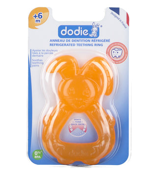 Dodie – Anneau de dentition réfrigéré (6M+) – Orange