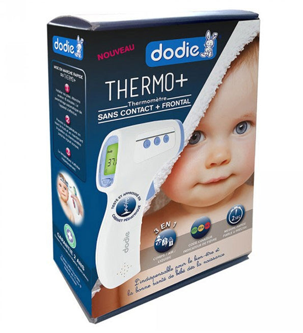 Dodie – Thermo+ Thermomètre frontal et sans contact – roc -->