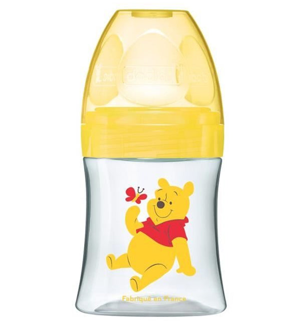 Dodie – Biberon Disney Baby Winnie l’Ourson Sensation+ Anti-colique tétine plate (0-6 M) – 150 ml