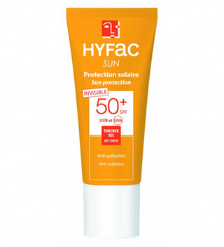 Hyfac Sun كريم الشمس غير المرئي بمعامل حماية 50+ – 40 مل