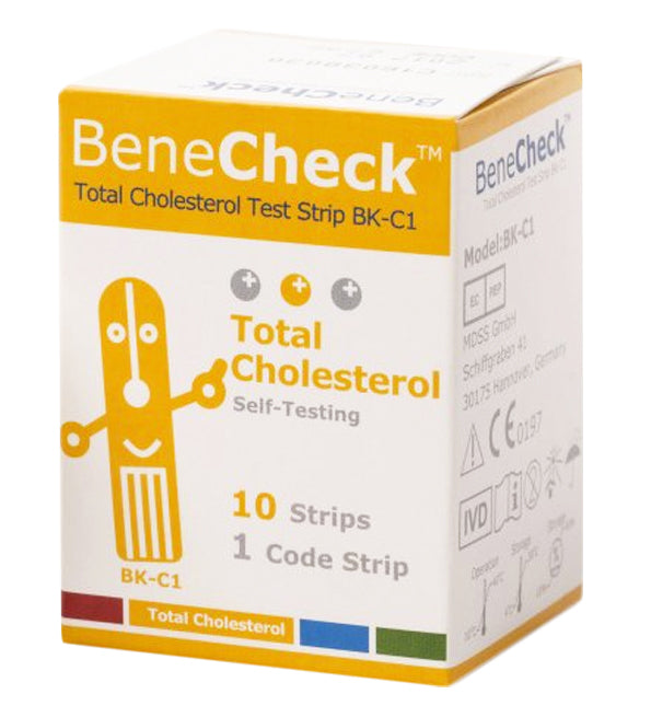 Benecheck – Bandelettes Cholesterol (x10)