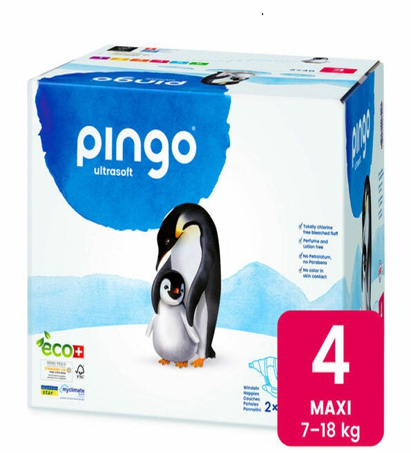 Pingo Couches Maxi Taille 4 7-18kg/2*40pcs