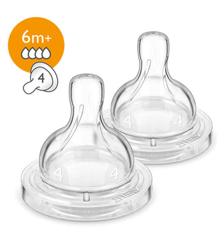 Avent – SCF634/27 – Tétine Anti-Colic 6 mois et + (Débit Rapide)