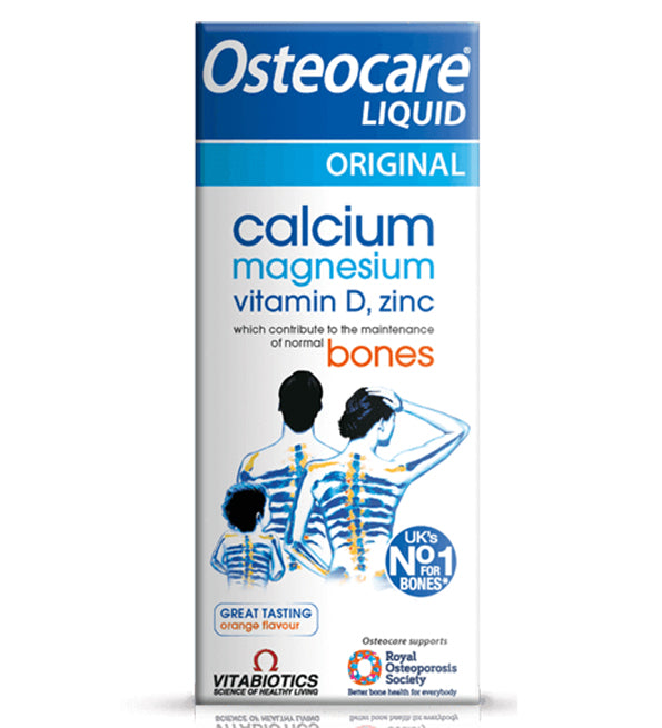 Vitabiotics – Osteocare Calcium Magnésium Zinc Vitamine D3 Liquide – 200ml