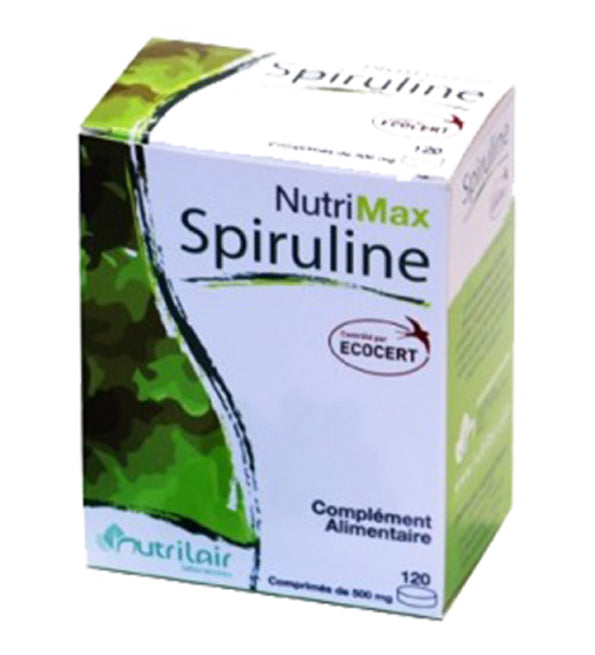 Nutrimax Spiruline Bio – 120 Comprimés