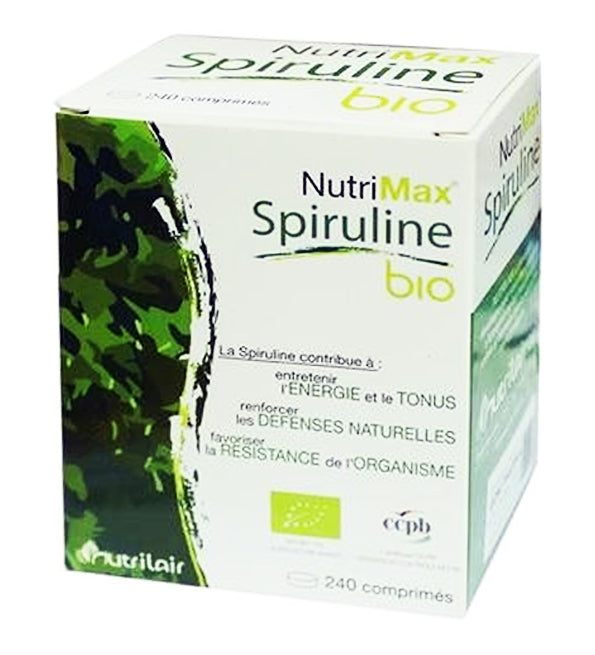 Nutrimax Spiruline Bio – 240 Comprimés