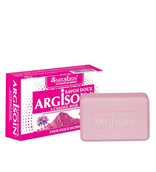 NaturEsoin Argisoin Savon à l’Argile Rose- 125 G