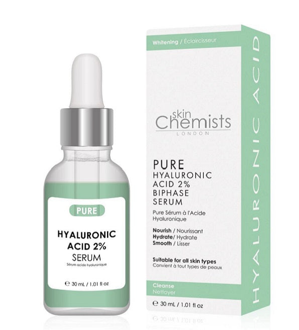 Skin Chemists Serum Pure a l’Acide Hyaluronic 2% 30ml