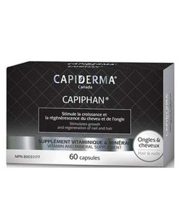 Capiderma Capiphan ongles & cheveux 60 gélules = 20 gélules offerts