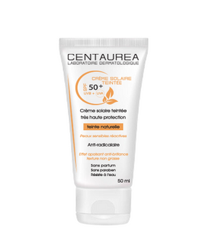 CENTAUREA Crème Solaire Teinté Spf50+