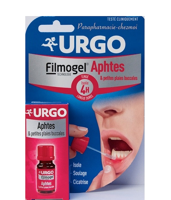 URGO FILMOGEL APHTE ET PETITES PLAIES BUCCALES 6ML