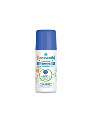 Déodorant à bille certifié BIO Puressentiel – roll-on de 50 ml