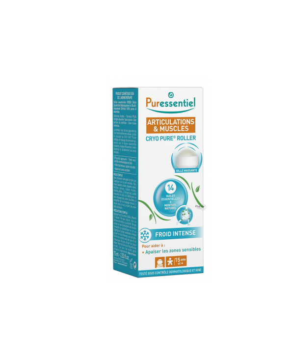 Puressentiel Cryo Pure gel articulations & muscles – Roll-on de 75 ml