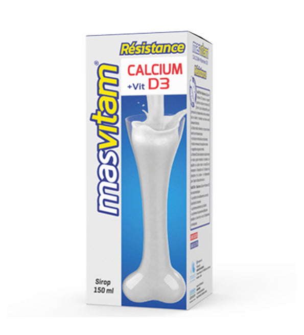 Masvitam Résistance Calcium +Vitamine D3 – 150ml