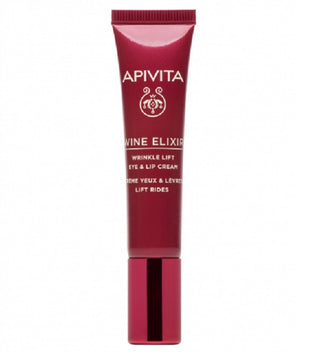 Apivita WINE ELIXIR Crème Yeux & Lèvre Lift Rides 15ml