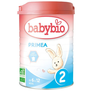 BABYBIO – LAIT BIO INFANTILE PRIMEA 2 POUR BEBE DE 6 MOIS A 12 MOIS