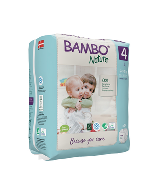 Bambo Nature 4, couches L 7-14kg/48un