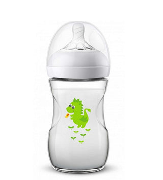 AVENT SCF070/24 زجاجة طبيعية تدفق بطيء من 1 شهر دراجون 260 مل