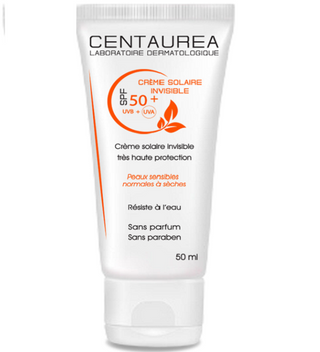 CENTAUREA Crème Solaire Invisible Spf50+