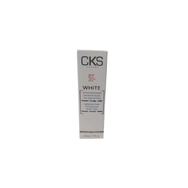 CKS White Crème éclaircissante SPF30/50ml