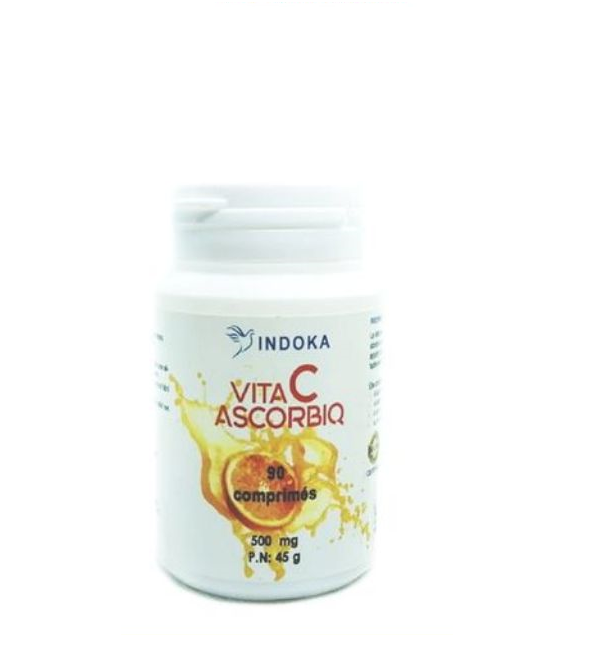 INDOKA VITA C ASCORBIQ 60 comprimés 500 mg