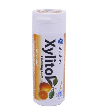 MIRADENT XYLITOL 30 CHEWING GUM FRUIT